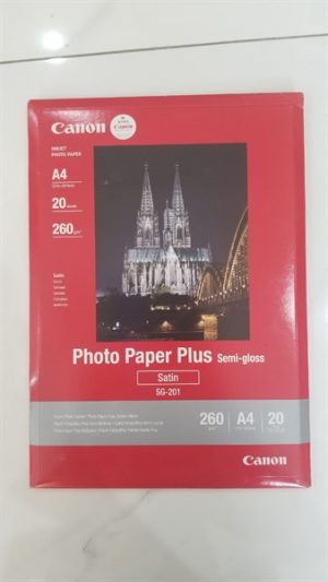 Giấy in ảnh Canon SG 201 A4 5 059a54f12baf4b49be5695c6ba8890f7