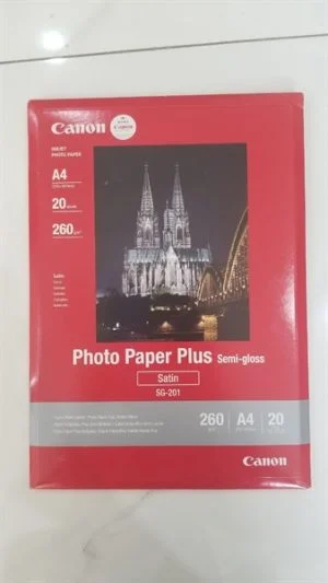 Giấy in ảnh Canon SG 201 A4 5 059a54f12baf4b49be5695c6ba8890f7