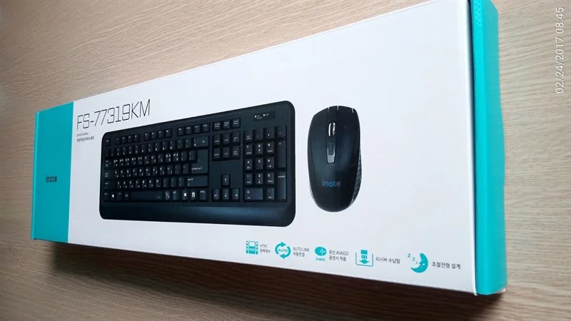 Bộ Bàn Phím chuột Hàn Quốc Không dây Inote FS-77319KM 1 095c020bb672471abfcb299ab675986f