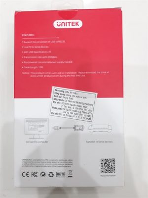 Cáp chuyển đổi USB to COM (RS232) Unitek Y-105 8 0975272ccef4482d8393771d9625fef1