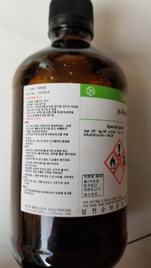 Hóa chất Samchun Hàn Quốc n-Hexane 95.0%, chai 1 lít 5 0b0b53d4998a4360ab3f29327377ea03