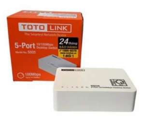Switch Totolink S505 - 5 Port, 10/100Mps, Vỏ nhựa