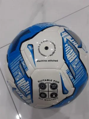 Bóng động lực;Size 4;đen, xanh, trắng;ruột làm bằng cao su;da PU 5 0bac37d348664af89a02fd96b1890930