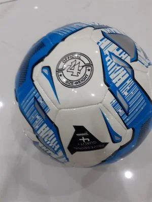 Bóng động lực;Size 4;đen, xanh, trắng;ruột làm bằng cao su;da PU 4 0e241020a6234a46bdf037db71534d23