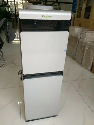 Cây nước nóng lạnh Kangaroo KG41W - làm lạnh bằng Block - có khoang lạnh - có màn hình LED hiển thị nhiệt độ và thời gian