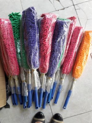 Chổi Lau Bụi Sợi Siêu Thấm Cán Kéo Đến 1m