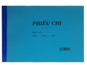Phiếu chi 2 liên