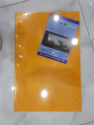 Thớt nhựa màu công nghiệp PP màu vàng 380x580x20