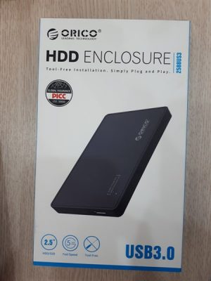 Hộp đựng ổ cứng Orico 2588US3-BK 2.5” SSD/HDD Sata 3, USB 3.0, 5Gbps. 9 22a2b371a3fb420b9320dcf9f6ae840c