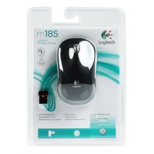 Chuột Logitech không dây M185 Xám