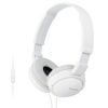 Tai nghe Sony MDR-ZX110AP On-Ear - White - màng loa 30mm; 12-22.0000Hz; Micro In-Line; dây 1.2m; 120g 2 234660f22872451d9071228a04385cc5