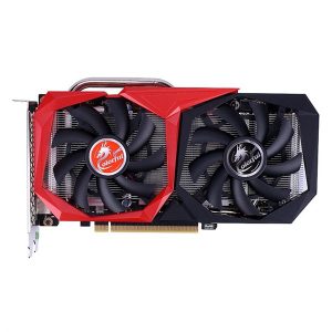 Card VGA Colorful GF GTX 1660 6GB : 02 Fan, 6GB DDR5 192Bit, DVI, HDMI, Display Port, BH:03 Năm