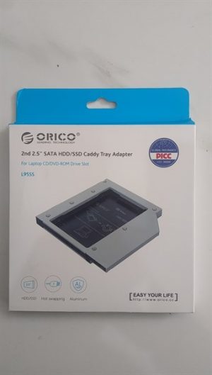 Khay đựng ổ cứng Laptop(Caddy bay)Orico L95SS 2.5''SSD/HDD Sata3 USB3.0/5Gbps