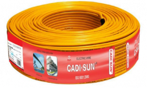 Dây cáp Cadisun màu vàng 1x6mm