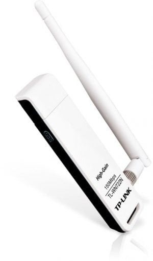Card mạng Wireless TP-Link TL-WN722N - USB 2.0, chuẩn N 150Mbps, antena rời 4dBi