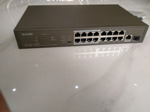 Switch Tenda TEF1118-16-150W - 16 Port POE, 16 Port 10/100Mps,1 Port Gigabit/SFP, Vỏ Sắt 6 35abd51a32c34792bc59e5cfa6ae3a30