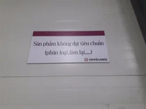 Biển báo Formex 60x30cm dày 5mm
