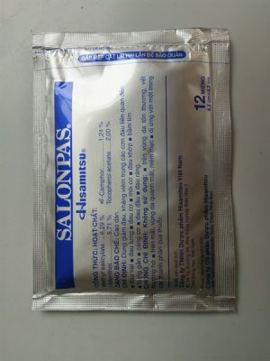 Cao dán Salonpas, 12 miếng /1 hộp, 6,5 cm x 4,2 cm. 7 36cccab8fb8748dea0abd635b1804854
