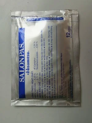 Cao dán Salonpas, 12 miếng /1 hộp, 6,5 cm x 4,2 cm. 7 36cccab8fb8748dea0abd635b1804854