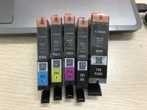 Bộ mực máy in màu Canon 6770/7270 (gồm 5 thỏi)