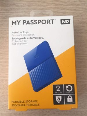 Ổ cứng găn ngoài WD 2TB My Passport - 2.5''