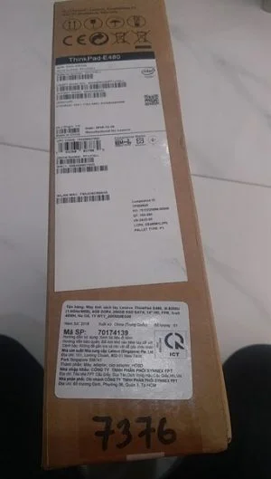 Máy tính xách tay Lenovo Thinkpad E480 (20KNS0EG00)/intel Core i5-8250U (1.6Ghz/6MB)/ Ram 4GB DDR4/ 256GB SSD SATA/ Intel HD Graphics/ 14inch HD/ FPR/ 3 Cell/ No OS/ 1Y 7 3ba0fba694ec44e399b7e0a72ad2bb45