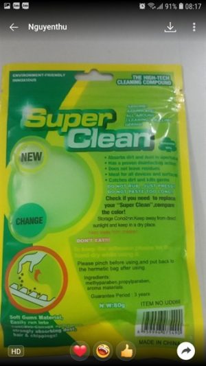 Gel làm sạch Super Clean 80g/túi 3 3db42811a86a4a92ad1aea9d587fba7e