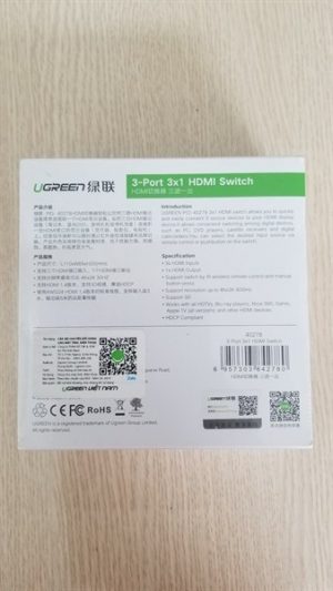 Bộ gộp tín hiệu HDMI 3 vào 1 ra chính hãng Ugreen 40278 cao cấp 8 40f86db81d294e8bae8a34c5f218a118