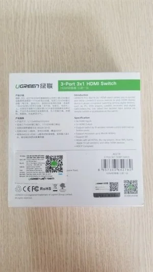 Bộ gộp tín hiệu HDMI 3 vào 1 ra chính hãng Ugreen 40278 cao cấp 8 40f86db81d294e8bae8a34c5f218a118