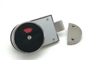 Khóa Vách Ngăn Với Nhà Vệ Sinh WC màu đen Aogao