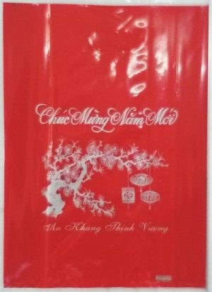 Túi đỏ đựng quà tết