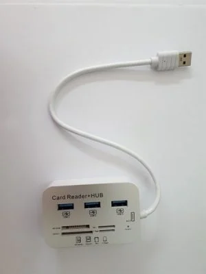 Đầu đọc thẻ nhớ tốc độ cao MS / SD / M2 / TF 3 cổng USB 3.0