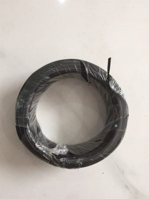 Dây buộc lõi thép vỏ nhựa màu đen 0.55mm, đường kính cả vỏ 2mm (85m/cuộn)