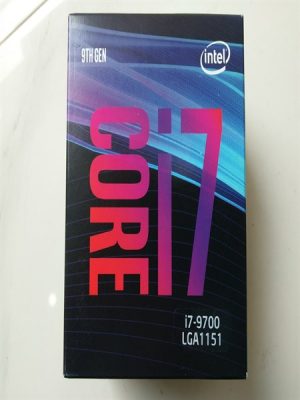 Bộ VXL Intel Core i7-9700