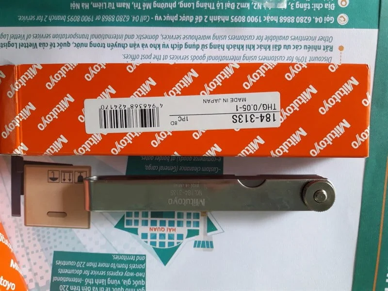 Bộ dưỡng đo bề dày Mitutoyo 184-313S (0.05-1mm/ 28 lá/100mm) 2 50228e71ea5d4773b8686f3b955a3454