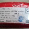 Dây điện lõi đơn mềm Cadisun 1x 6mm2 màu đỏ 2 50767f87c5d14d1cad01ae0ccc314bd1