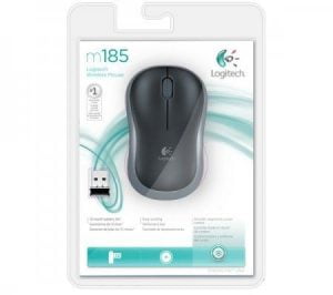 Chuột Logitech không dây M185 Đen