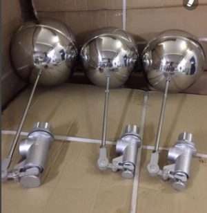 Van phao cơ inox DN50 bóng inox phi 300