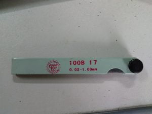 Thước đo khe hở 100B-17 (0.02-1.0mm)