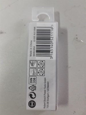 Mũi khoan inox 3 Bosch (Cái)