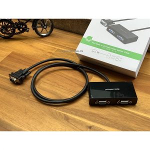 Cáp chia cổng VGA 1 ra 2 chính hãng Ugreen UG-40254 cao cấp