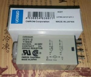 Rơ le thời gian H3Y-2 Omron 8 chân 220v 10 phút