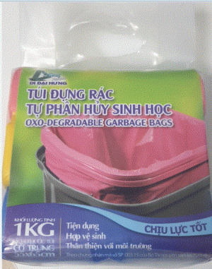Túi đựng rác tự phân hủy sinh học (3 màu)