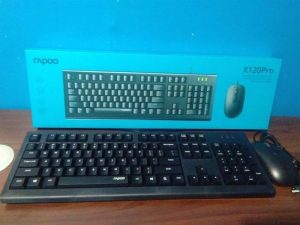 Bộ bàn phím chuột có dây Rapoo X120 PRO màu đen 3 64290473f8cd4eac91e5d40c818f56d6