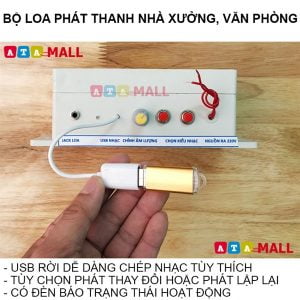 Hệ thống chuông báo giờ loa phát thanh tự động AT-MS08 3 687d14606fc54b9194450925ed1380ae