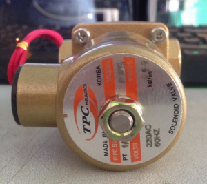 Van nước điện từ chịu nhiệt 220V DN15 - Phi 21 DWS-15-2C-04 TPC Korea