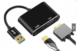 Cáp chuyển USB 3.0 ra HDMI, VGA