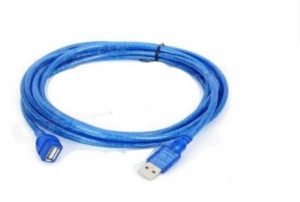 Dây USB 2.0 Nối dài 1.5m đẹp, Màu Xanh