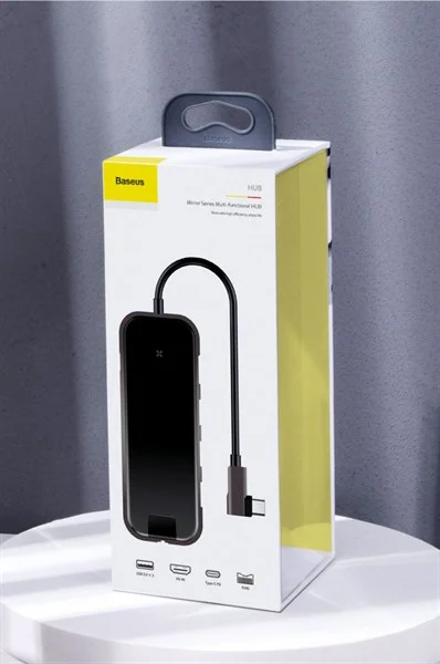 Hub chuyển đa năng Baseus Superlative Multifunctional 6 in 1 (Type-C to 3xUSB3.0+HDMI+RJ45+PD) 3 70c8e06cccd046f8aa80aadb6512ddee