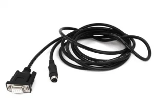 Cáp lập trình PLC cáp cổng COM RS232 DB9 sang cổng tròn 8 chân dài 2m